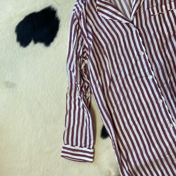 Rails Acadia Striped oversized Sleep Shirt - Picture 7 of 11